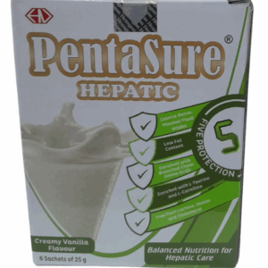 Pentasure Hepatic Sachets,Creamy Vanilla, 25g  x 6'S